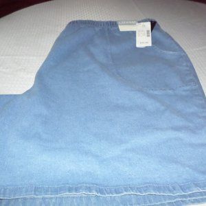 Ladies Liz & Me Denim Shorts Plus Size 3X New
